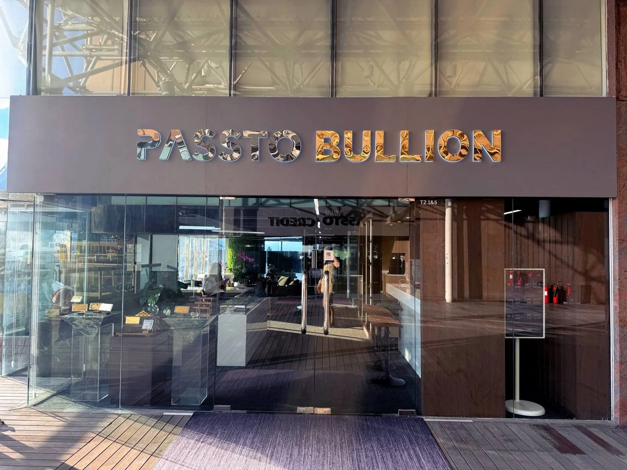 PASSTO BULLION China Hong Kong City storefront and brand entrance