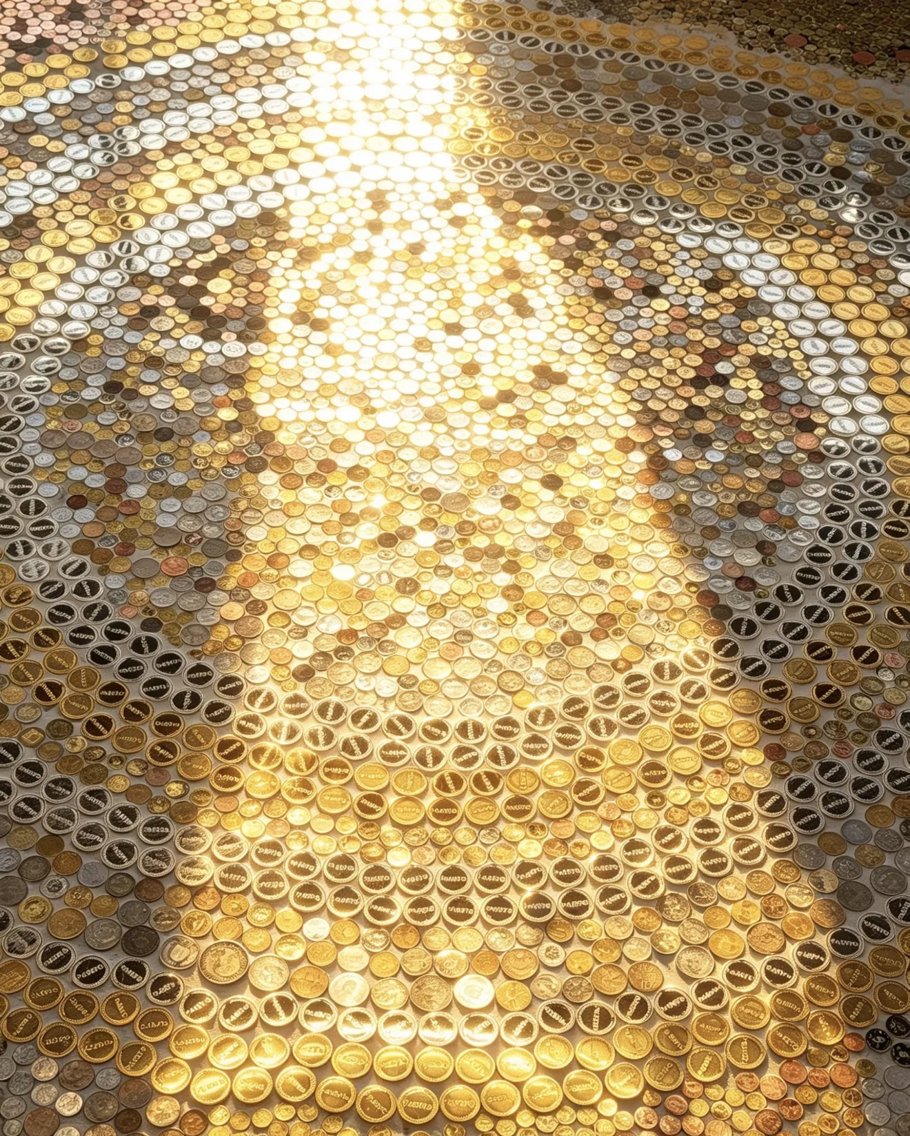 PASSTO BULLION China Hong Kong City metallic interior detail with warm light