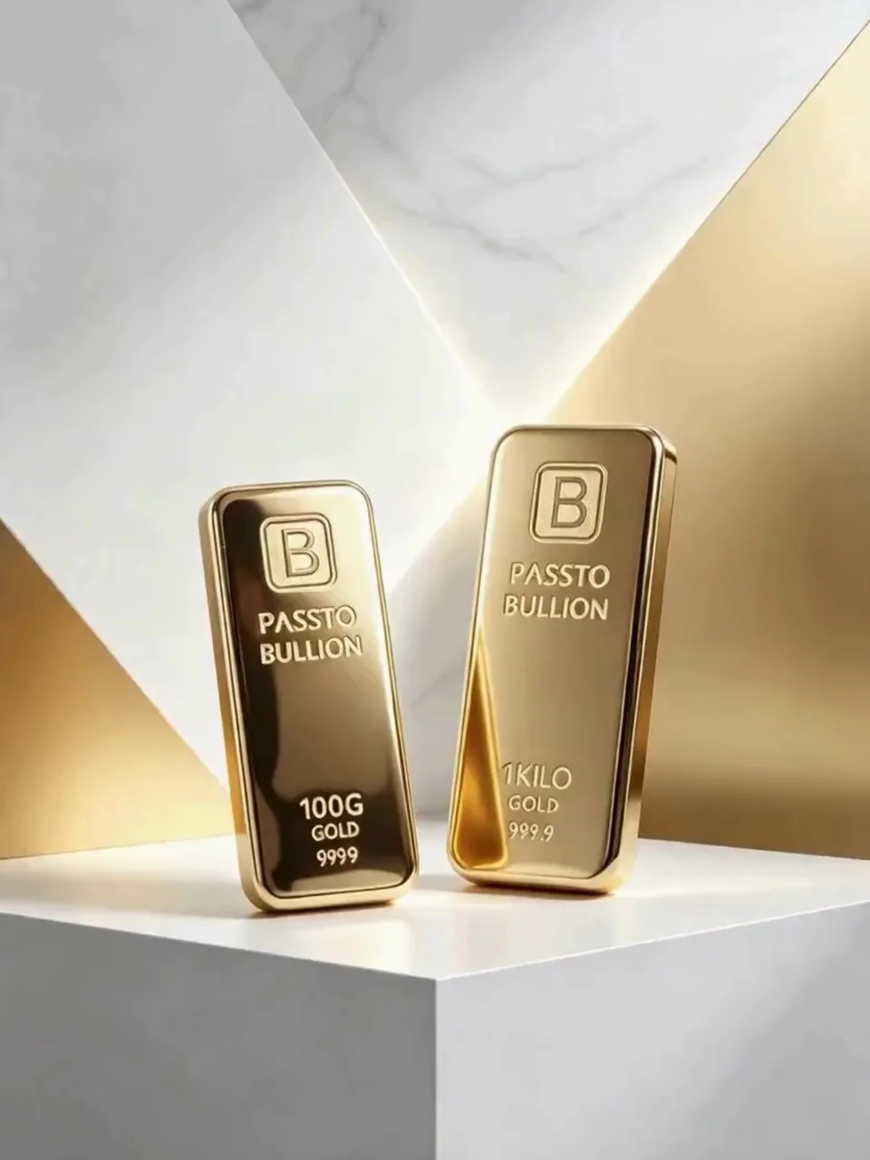 Passto Bullion gold product video inside a tablet